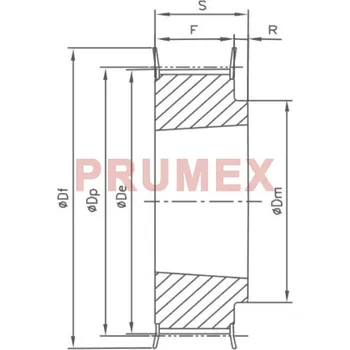 Auto-moto Řemenice TB 36 L 050 optibelt ZRS na Taper Lock