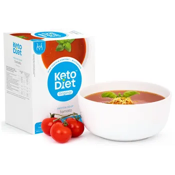 Keto dieta KetoDiet Proteinová polévka s nudlemi 7x 34 g rajčatová 