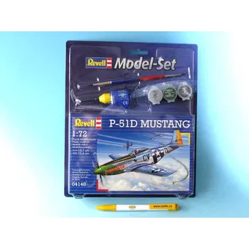 Plastikový model ModelSet letadlo 64148 - P-51D Mustang (1:72)