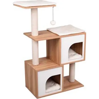 Škrabadlo FLAMINGO Fino hnědobíé (L) 74x35x107cm