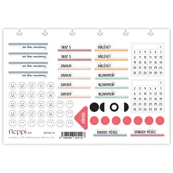 samolepka Fleppi Březen 2023 | arch 6