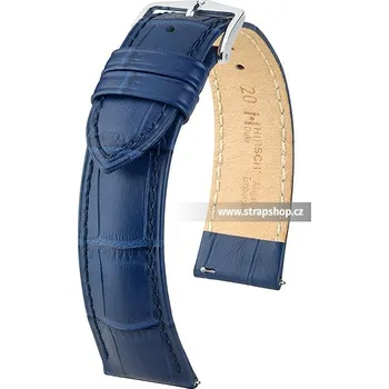Řemínek na hodinky Řemínek k hodinkám HIRSCH Duke L modrá (80) 24 mm pánský