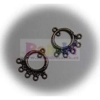 Ramínko Ramínko na naušnice - kolečko měď (2ks)