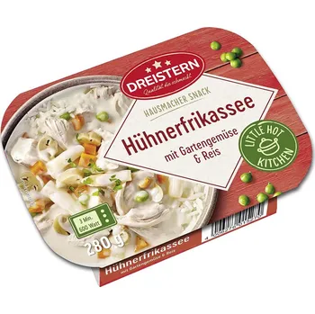 DreiStern kuřecí frikasé s jemnou zeleninou a rýží 280 g