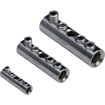 Tracon THCS50 Neizolované kabelové spojky,šroubovací, pocínované 50mm2, (d1=10,3mm, L=48mm) (Tracon THCS50)