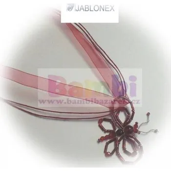 Náhrdelník Náhrdelník s přívěskem - červený motýl