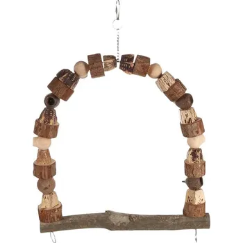 Hračka pro ptáka Hračka pro ptáky FLAMINGO - Takkie houpačka dřevěná 33x6x49cm