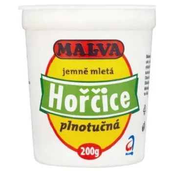 Recenze Malva Hořčice plnotučná 200 g Hořčice Recenze Malva Hořčice plnotučná 200 g