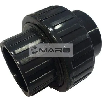 Instalatérský materiál Plimat Šroubení 3-dílné PVC-U lepení 25 mm, 53P8025