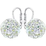 Silvego Okouzlující stříbrné náušnice se třpytivými krystaly Swarovski silvegob36120w + 2 měsíce na vrácení zboží