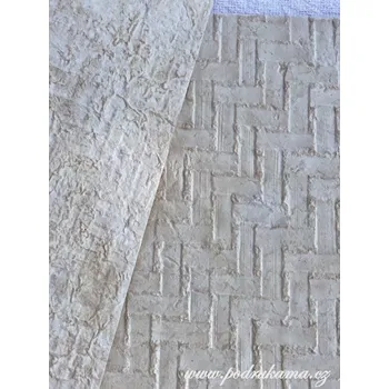 Umělecký papír Sapaimport Morušový papír ražený se vzorem rybí kost Velikost: 23x32 cm