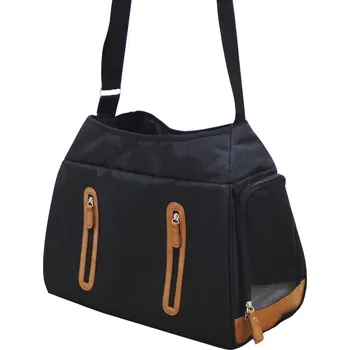 Taška pro psa a kočku Nobby Sava černá 40 x 32 x 20 cm