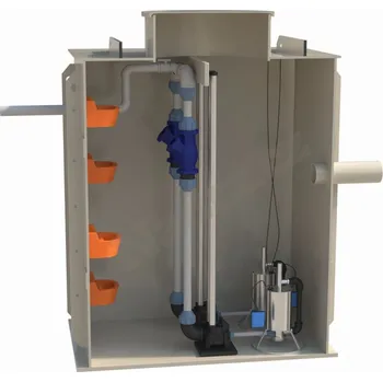 Přečerpávací stanice k obetonování tlaková PSHOT-3 - rekreační objekt