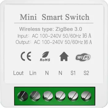vypínač Tuya ZigBee Mini spínač 16A