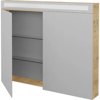 Zrcadlo Dřevojas dvoudvéřová galerka AIR GA2OE 100 Barevné provedení: D03 Cafe