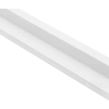soklová lišta Zakončovací profil k dekoračním lamelám - bílý pravý L0101R, 270 x 1,2 x 2,3 cm, Mardom Lamelli