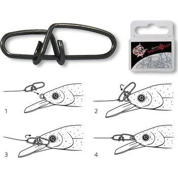 Quantum karabina Fast Change X-strong Crosslock Snap-10ks Velikost: 15mm-39kg