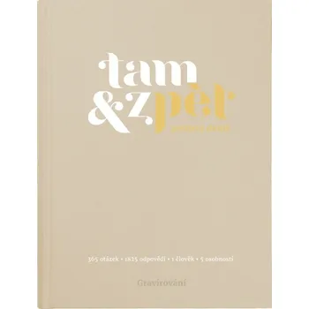 Tam a zpět Pětiletý deník 125 x 165 mm Zápisník Tam a zpět Pětiletý deník 125 x 165 mm