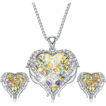 Souprava šperků IZMAEL Set HE 5018 Stř./Žlutá KP5018