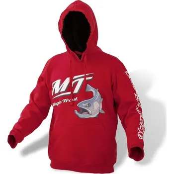 Rybářské oblečení Mikina Magic Trout Hoody red Velikost: XXL