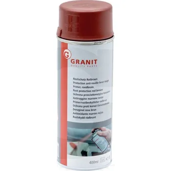 Autolak Antikorozní barva syntetická ve spreji základová 600 červenohnědá 400 ml na auto, traktor