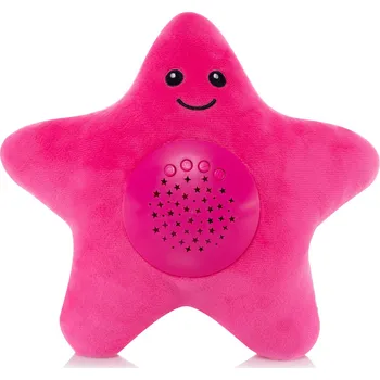 plyšák Plyšová hračka Hvězdička s projektorem, Pink
