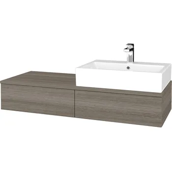 Koupelnový nábytek Dřevojas koupelnová skříňka MODULE SZZ2 120 (umyvadlo Kube) Barevné provedení: D03 Cafe + doprava zdarma + při platbě převodem sleva