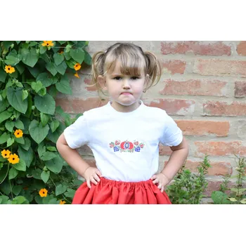 Chlapecké tričko Dětské tričko s krátkým rukávem Anička Barva: bílá, Velikost: 7-8 let