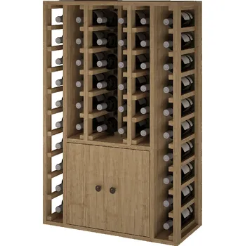 Stojan na víno Expovinalia Regál na víno CACABELOS II Materiál a odstín: Borovice s odstínem světlý dub