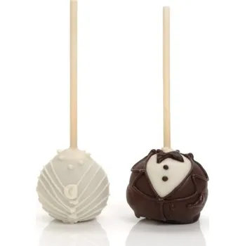 Svatební dekorace Ženich a nevěsta pop cakes