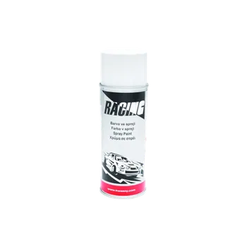 Barva ve spreji RACING bílý lesklý 400ml
