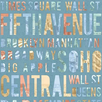 Tapeta Vliesová tyrkysová omyvatelná tapeta - nápisy - M50804, Loft, Ugépa