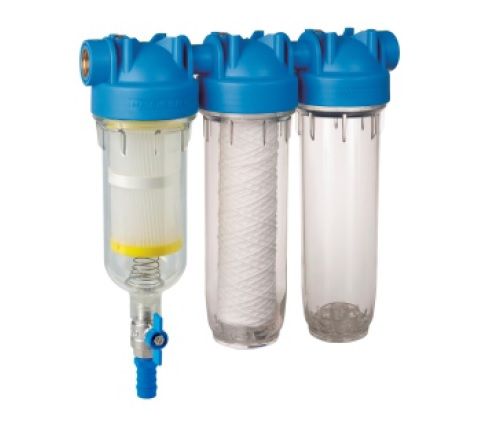 Filtro Per Acqua Hydra Rainmaster Trio | Carbonio Attivo 4500L/h | Per Acqua Piovana E Pozzo | 1 Pollice - Foto 2