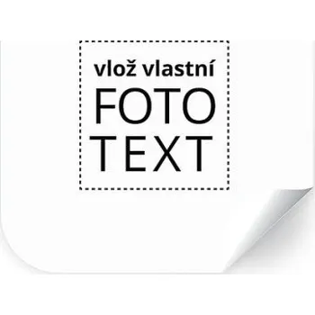 samolepka Samolepky čtverec s vlastním potiskem