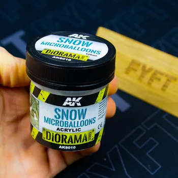 Příslušenství k deskovým hrám AK Diorama Series: Snow Microballoons AK8010