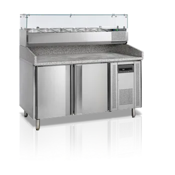 Pec na pizzu Chladící pizza stůl s nástavbou TEFCOLD PT 1200 + VK38-150