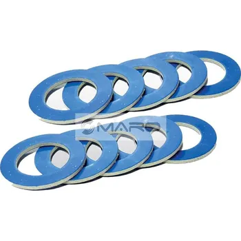 Šroub Nývlt Těsnění bezazbestové pro topenářské šroubení 1", 38 x 24 x 2 mm, sada 10 ks, CH2/135