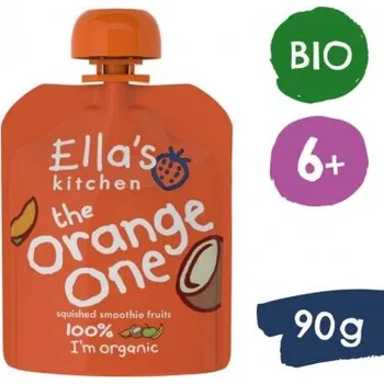 Dětská výživa Ella's Kitchen BIO Orange One ovocné pyré s mangem - 90 g
