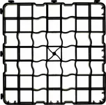 Černá plastová zátěžová zatravňovací dlažba N50 PRO - délka 49,5 cm, šířka 49,5 cm, výška 5 cm - 89897451