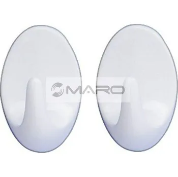 Držák na ručník Wenko Háčky nástěnné, 30 x 50 x 25 mm, plast, bílá, Z4406010100