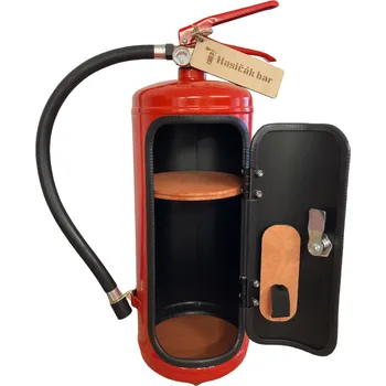 Dárkový potravinový koš Hasicí přístroj bar prázdný, třešňový Doprava zdarma