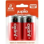Baterie Jupio D 10000mAh (velké monočlánky) 2ks, dobíjecí