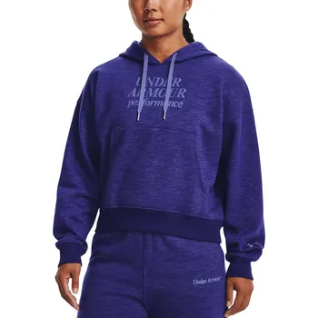 Dámská mikina Mikina s kapucí Under Armour Essential Script Hoodie 1374107-468 Velikost S