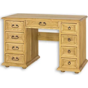 Psací stůl Rustikální psací stůl CORDOBA BIK04 Barevné provedení: Bezbarvý vosk K09, Provedení: varianta B