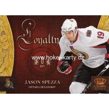 Sběratelská karetní hra insert karta JASON SPEZZA 10-11 Crown Royale Loyalty /250