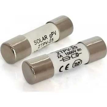 Autopojistky SAPRO FVE FVE DC pojistka 1000V 10x38 mm pro solární systémy 10A FVEP10A