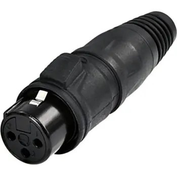Elektrická zásuvka Rean AV RCX3F-Z-002-1 XLR konektor zásuvka, rovná Pólů: 3 1 ks