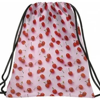 Školní sáček Pytlík na boty, TŘEŠNIČKY, 1ks