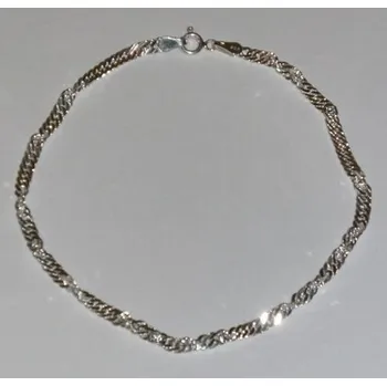 Řetízek Řetízek na nohu - silný a kroucený - 24,5 cm