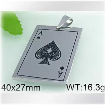 Přívěsek Srdcové eso - ocelový přívěsek